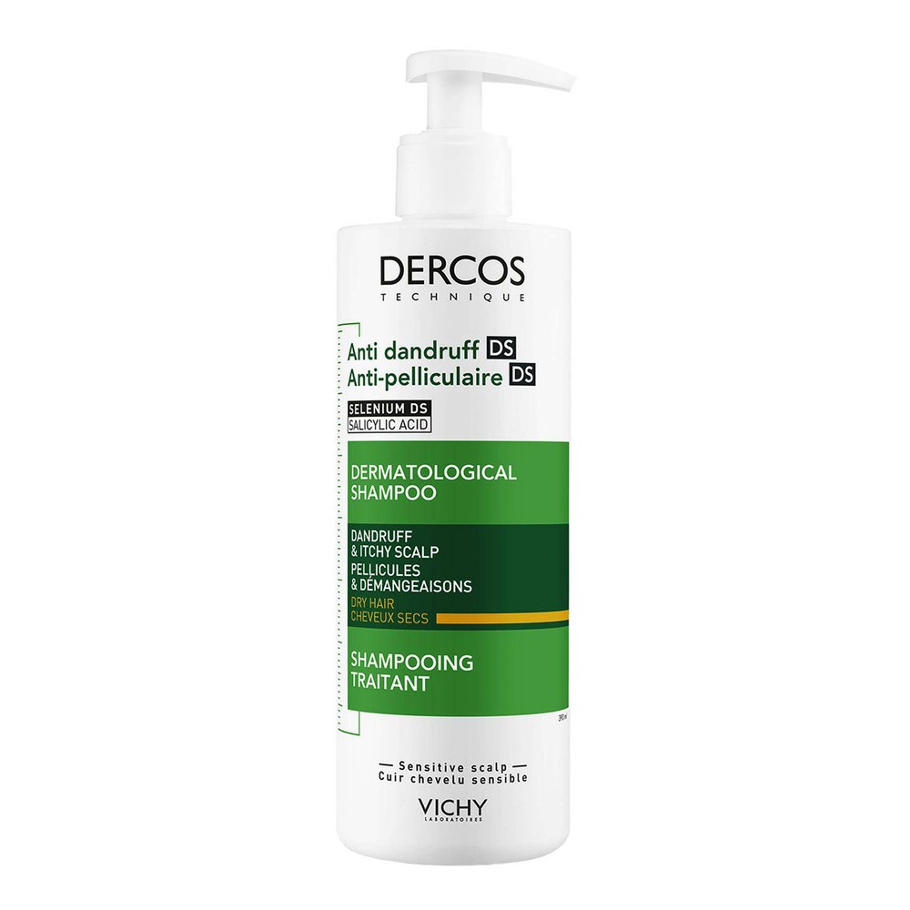 Vichy  Szampon przeciwłupieżowy, włosy suche, 390ml