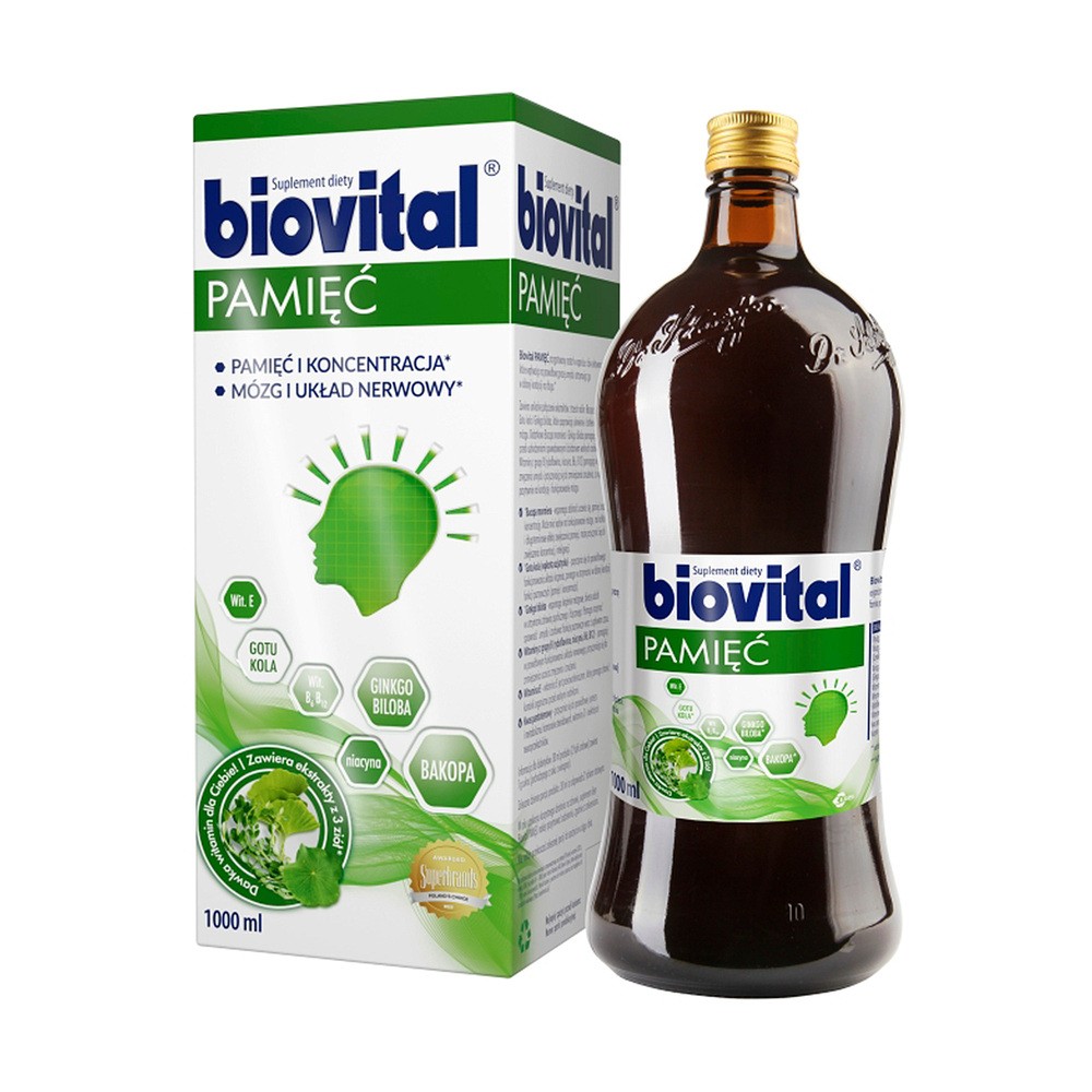 Biovital pamięć płyn 1000 ml