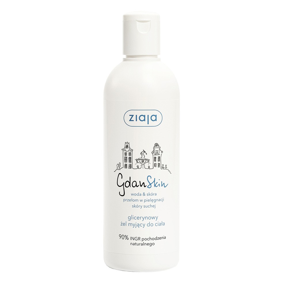 Ziaja GDANSKIN Glicerynowe mydło do ciała pod prysznic i do kąpieli 300 ml 7074497