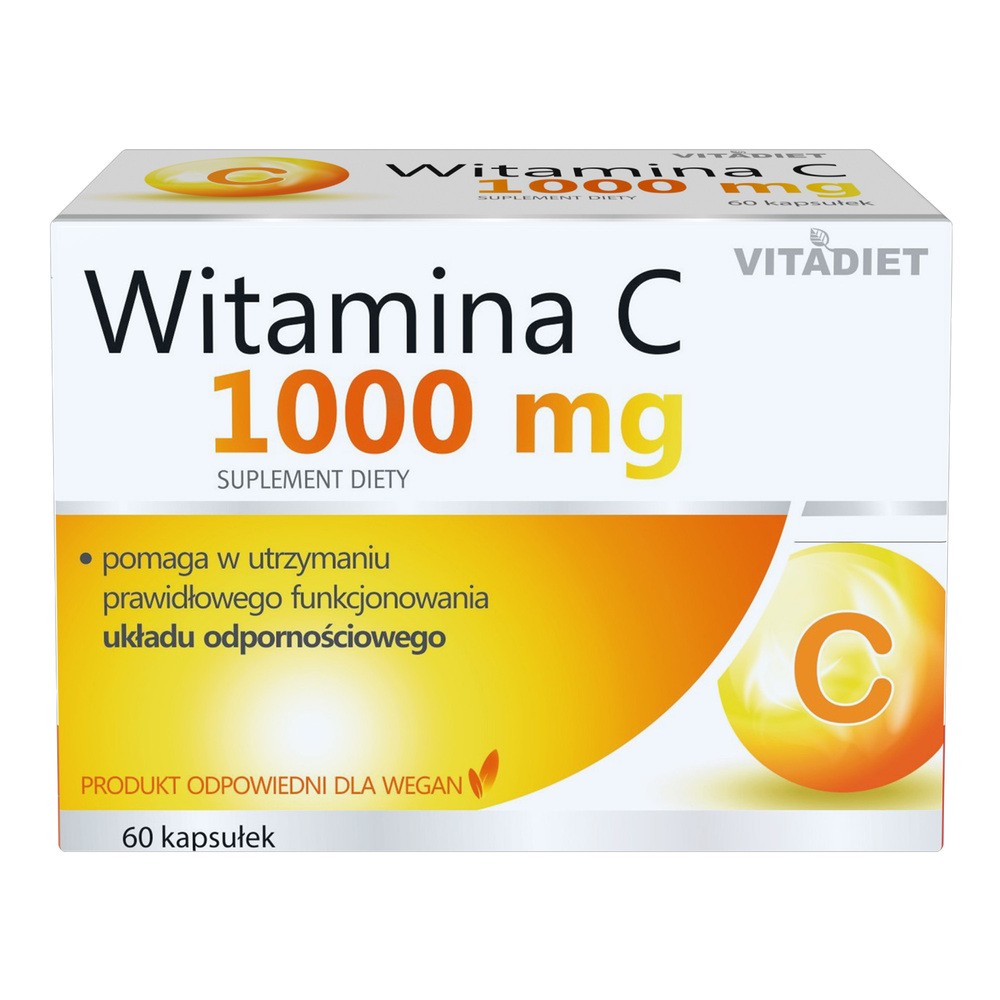 VitaDiet VITADIET WITAMINA C 1000MG 60 KAPS. VD773