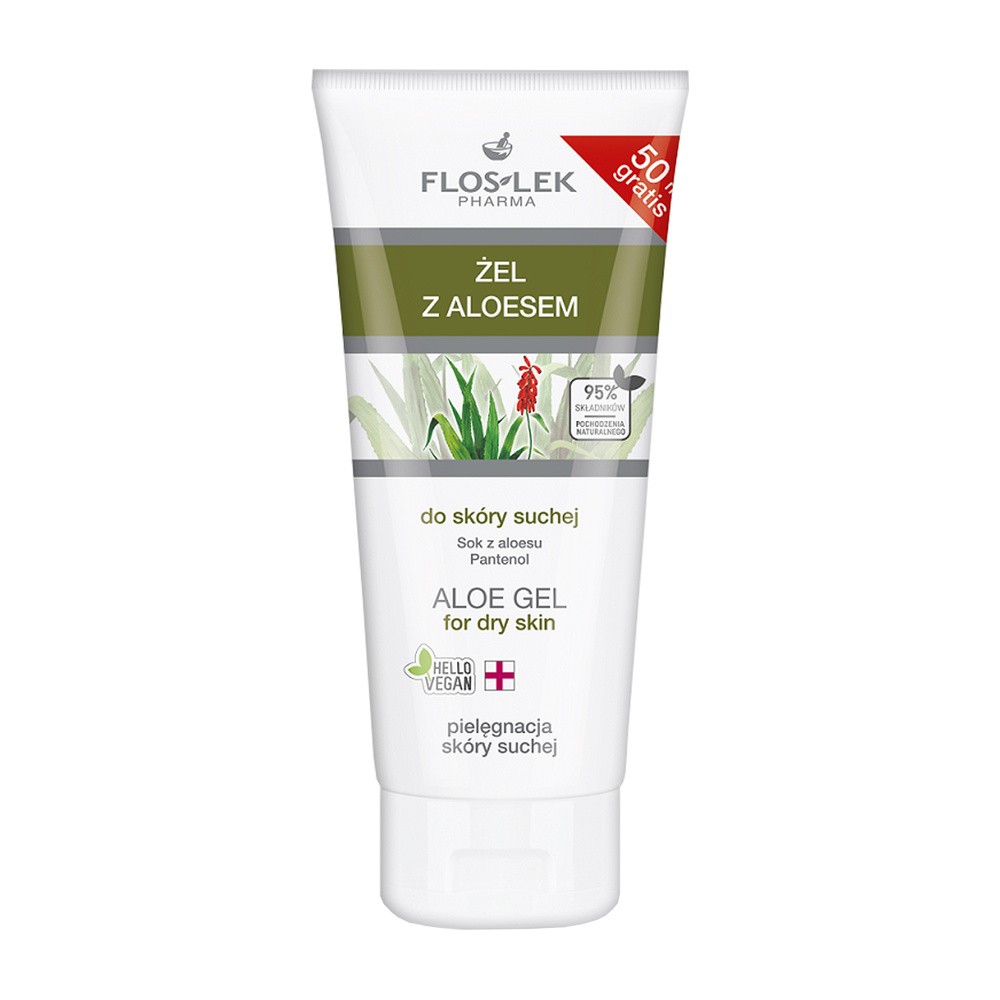 Flos-Lek Żel z aloesem do suchej skóry 200ml 100108-uniw
