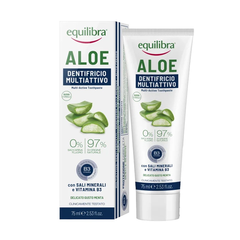 Equilibra Equilibra Aloe Gel Pasta do zębów o potrójnym działaniu 30% aloesu 75ml