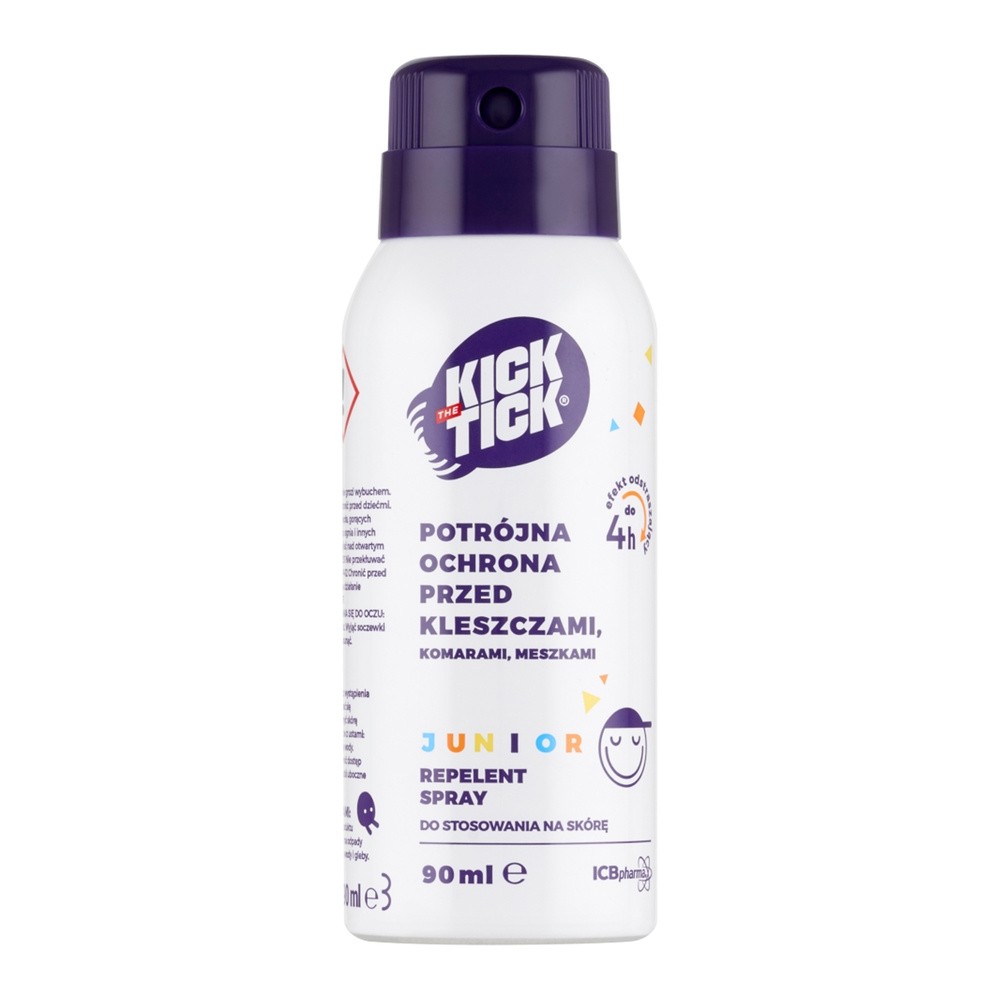 Icb Poland PHARMA SP J KICK THE TICK Junior repelent w sprayu przeciw kleszczom komarom i meszkom 90 ml 3425021