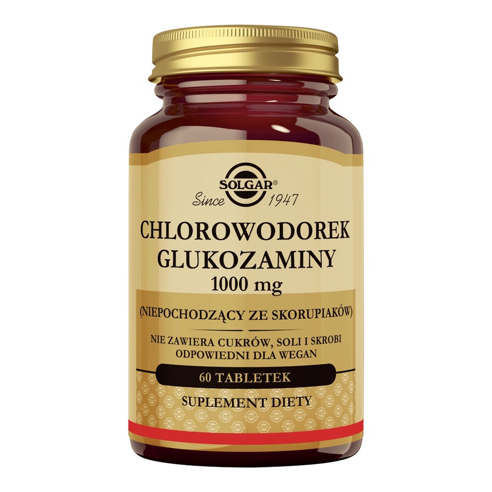 Solgar Chlorowodorek glukozaminy 1000 mg 60 tabletek