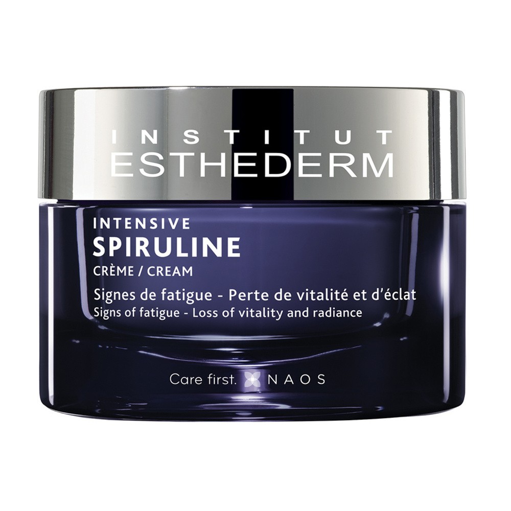 Institut Esthederm Intensive Spiruline zaawansowany krem ze spiruliną do skóry suchej zmęczonej szarej z objawami starzenia 50 ml