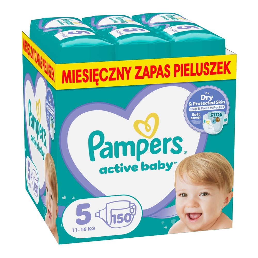 Pampers Active Baby 5 150 szt.