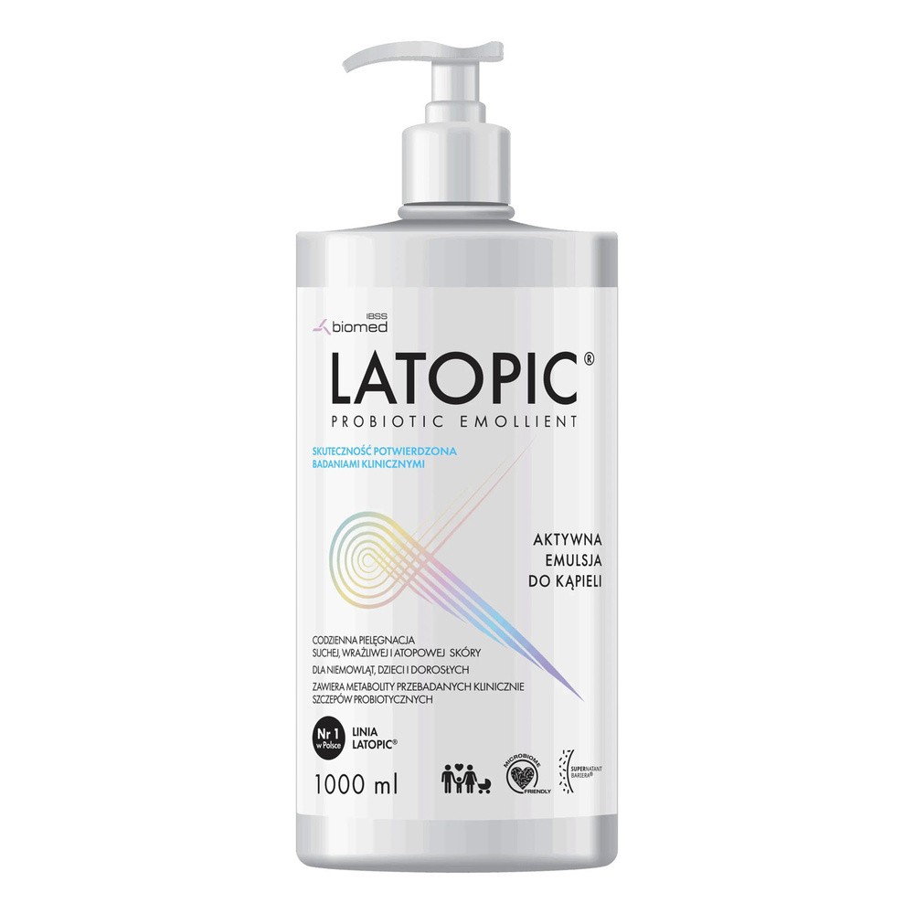 Biomed LATOPIC Emulsja do kąpieli 1000 ml 7074332