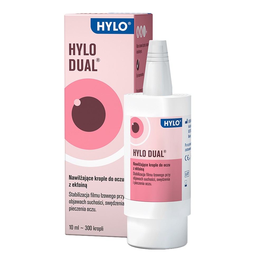 Ursa Pharm Hylo-Dual Nawilżające krople do oczu z ektoiną 10ml  9087358