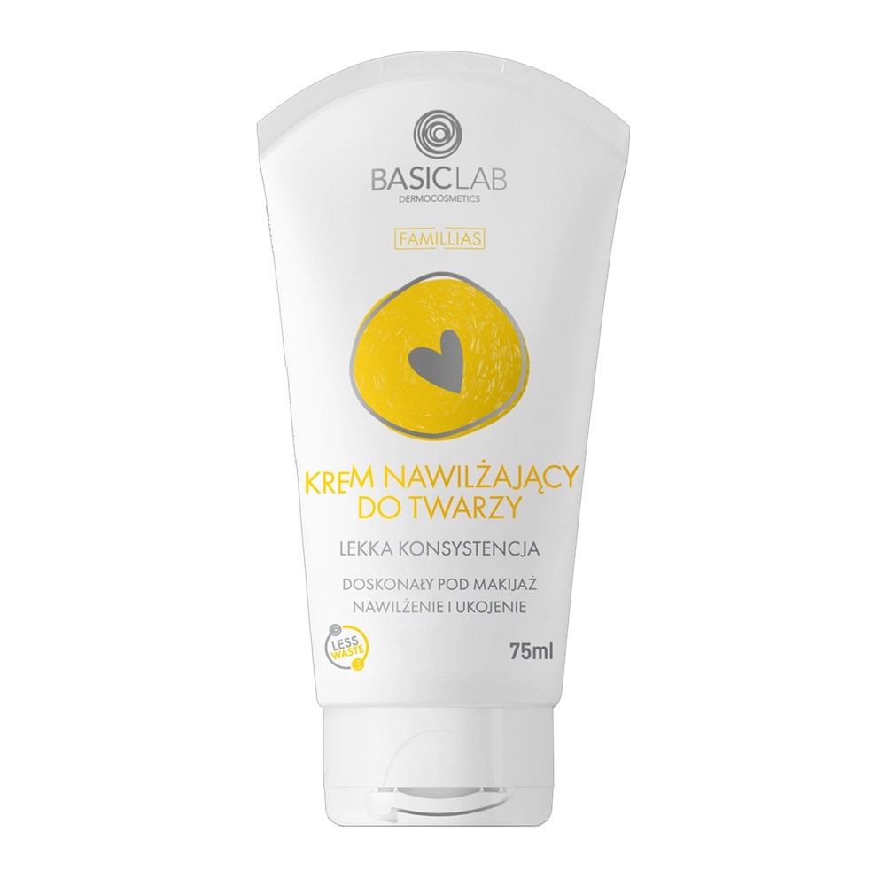 NEW APPROACH BasicLab Famillias krem nawilżający do twarzy lekka konsystencja 75 ml