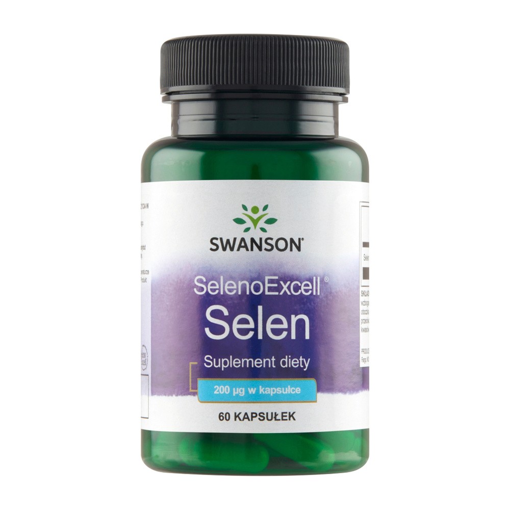 SWANSON Selen SelenoExcell 200 mcg 60 kapsułek