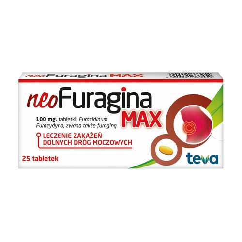 Teva Neofuragina max 100 mg x 25 tbl