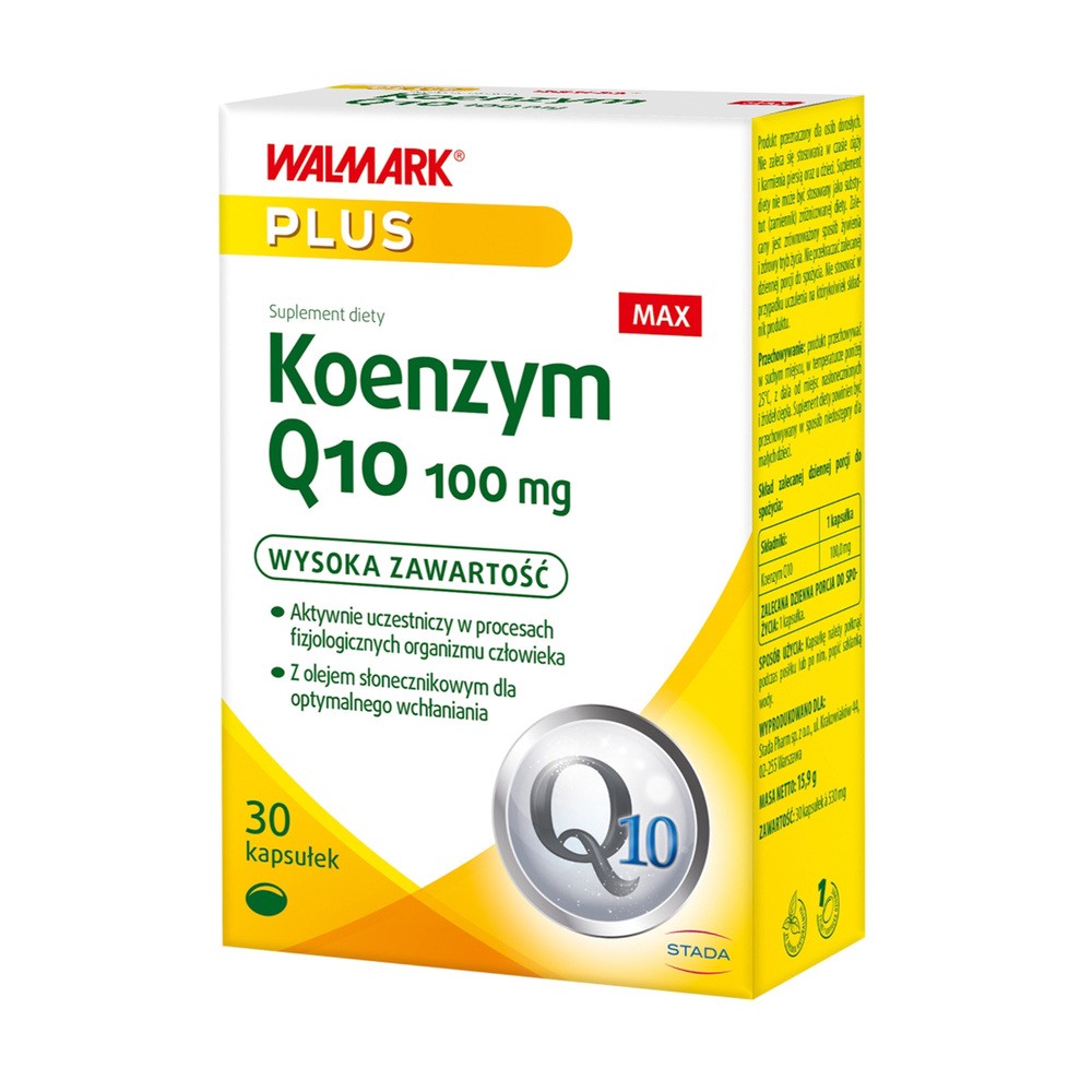 Walmark KOENZYM Q10 MAX 100 mg 30 kaps 3500841