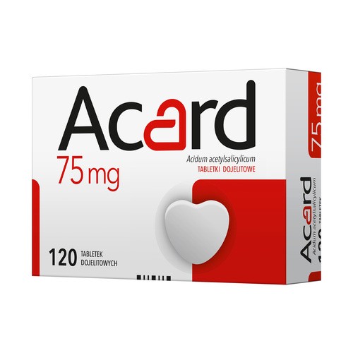 Polfa WARSZAWA Acard 75 mg x 120 tabl |  OD 199 PLN!