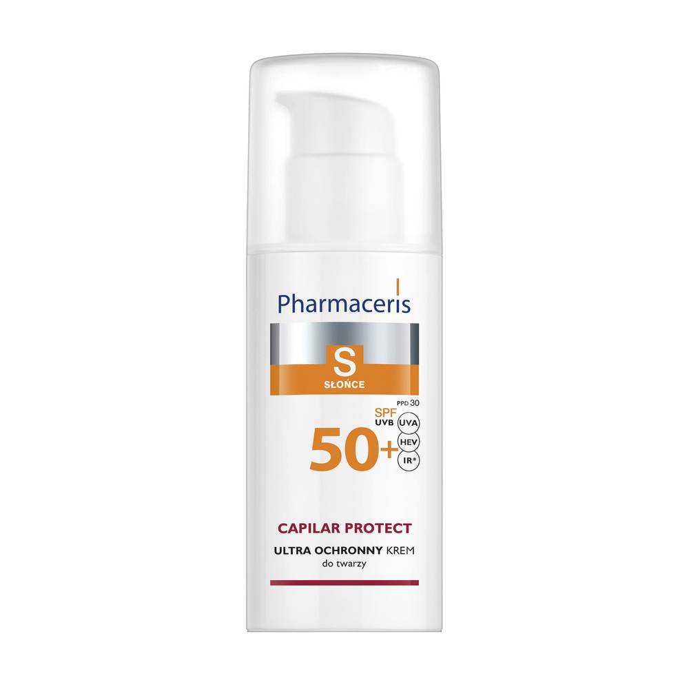 Opinie o  LAB.KOSM SP.Z O.O Pharmaceris S Krem ochronny na naczynka i trądzik różowaty SPF 50 50 ml