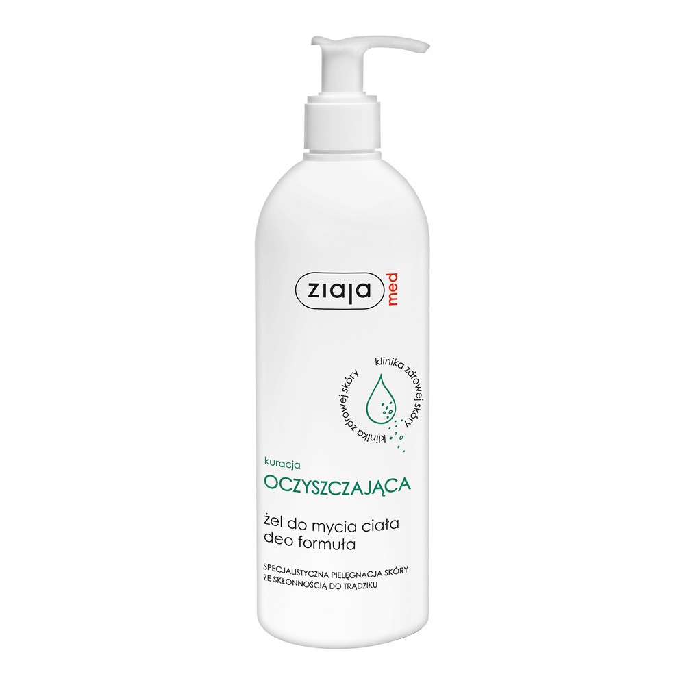 Ziaja ZIAJA MED ANTYBAKTERYJNA Żel oczyszczający do ciała 400 ml