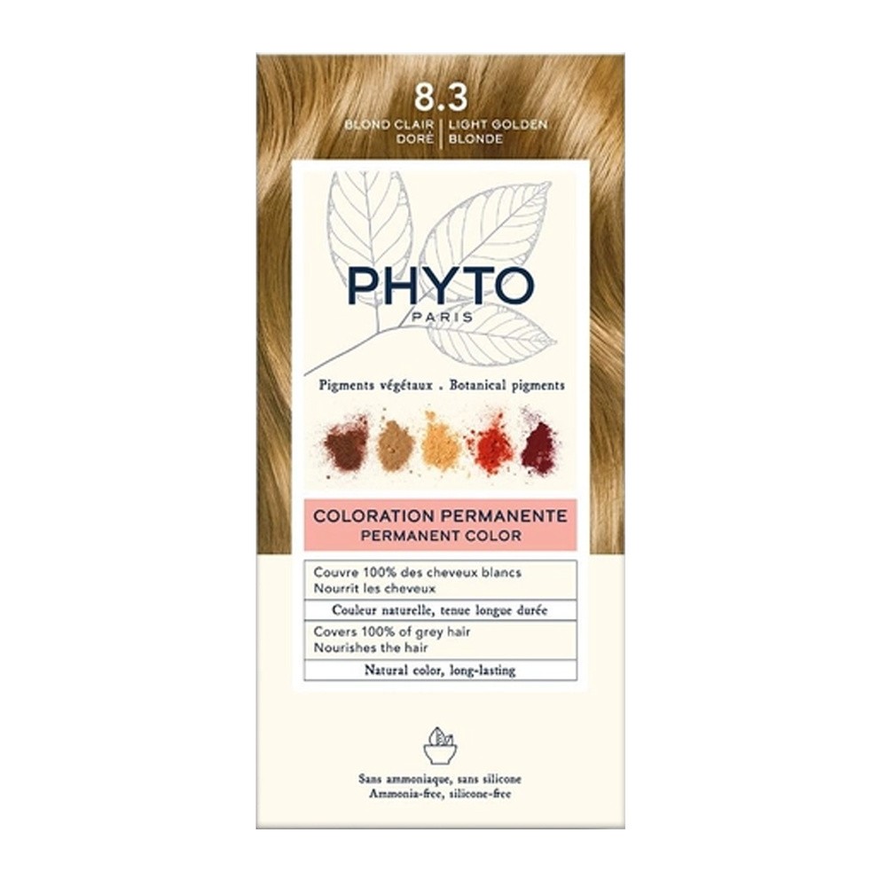 Phyto Color, farba do włosów, 8.3 złoty jasny blond, 1 opakowanie Duży wybór produktów | Dostawa kurierem DHL za 10.90zł !!!| Szybka wysyłka do 2 dni roboczych! | 7076440