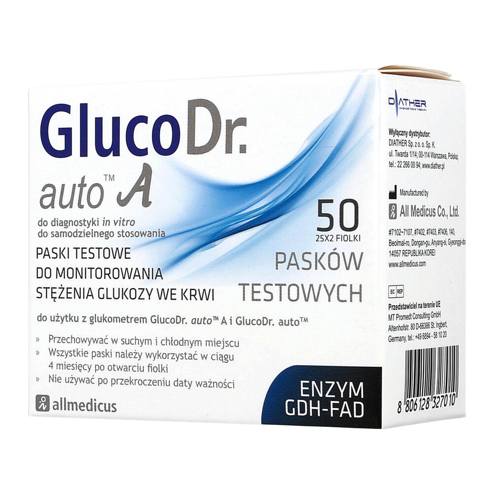 GlucoDr. auto A paski testowe