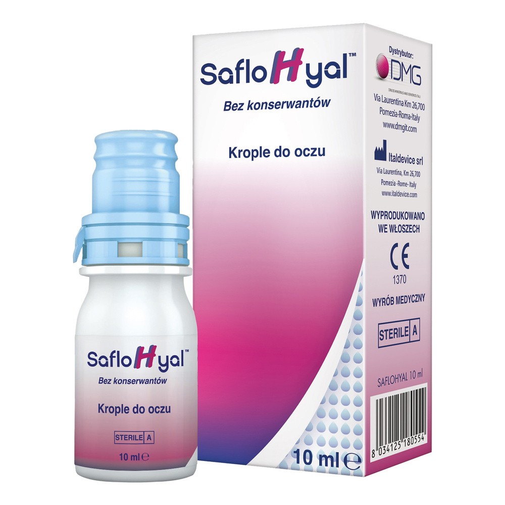 DMG Saflohyal krople do oczu 10 ml |  OD 199 PLN!