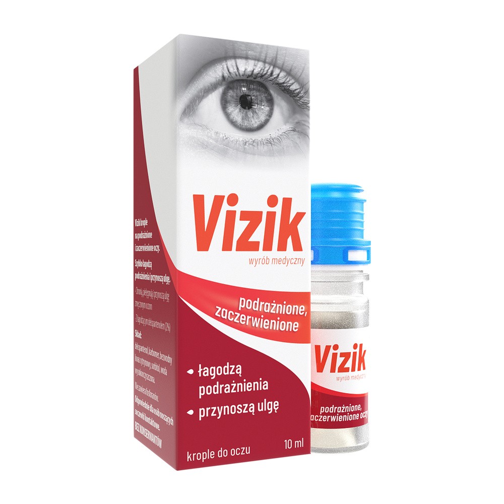 Penta Arzneimittel Vizik krople do oczu podrażnionych i zaczerwienionych 10 ml |  OD 199 PLN!