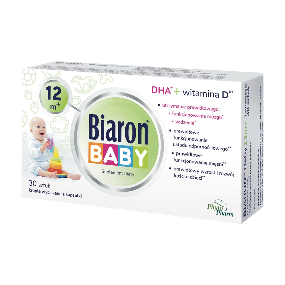 PhytoPharm Bioaron Baby 12m+ x 30 kaps twist-off