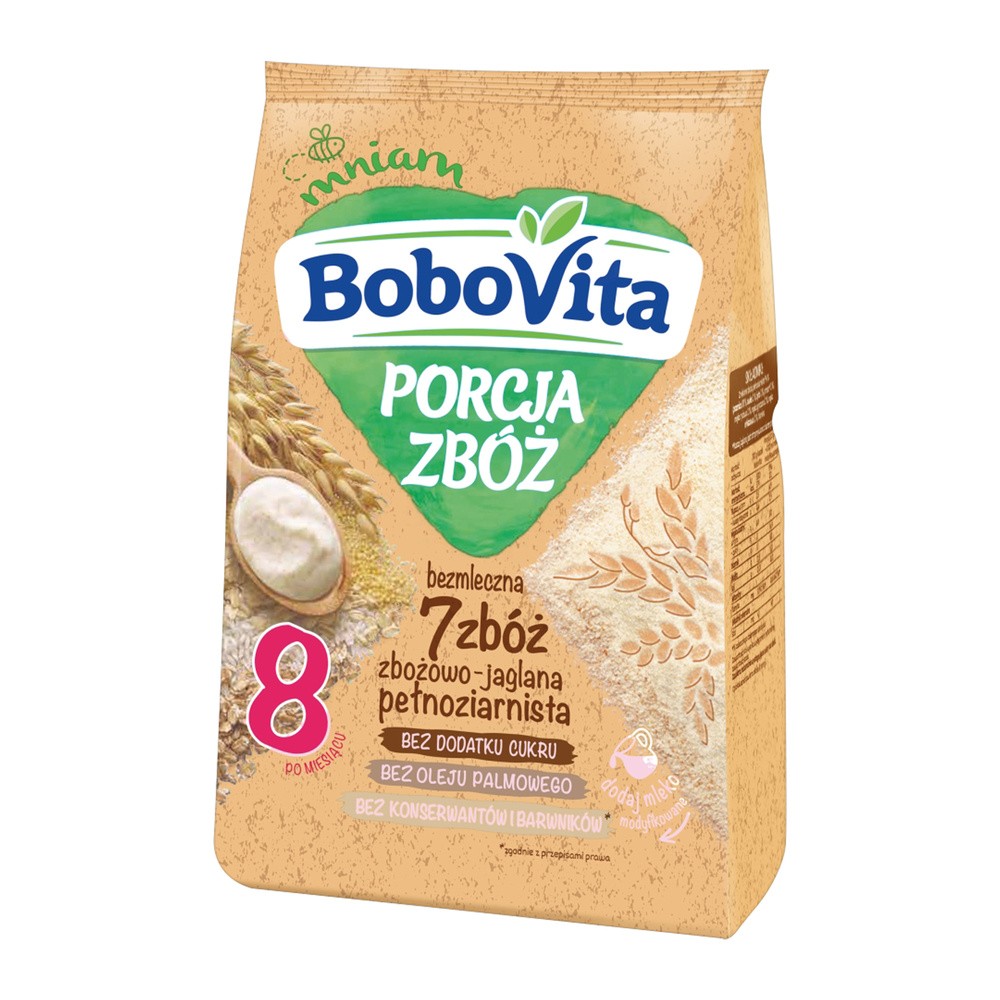 Bobovita Porcja Zbóż Kaszka 7 zbóż jagoda 170 g 5900852039379