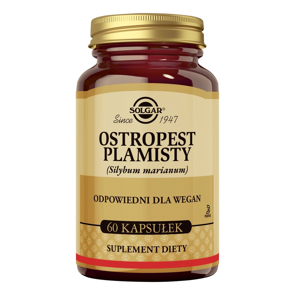 Solgar Ostropest plamisty, kapsułki, 60 szt
