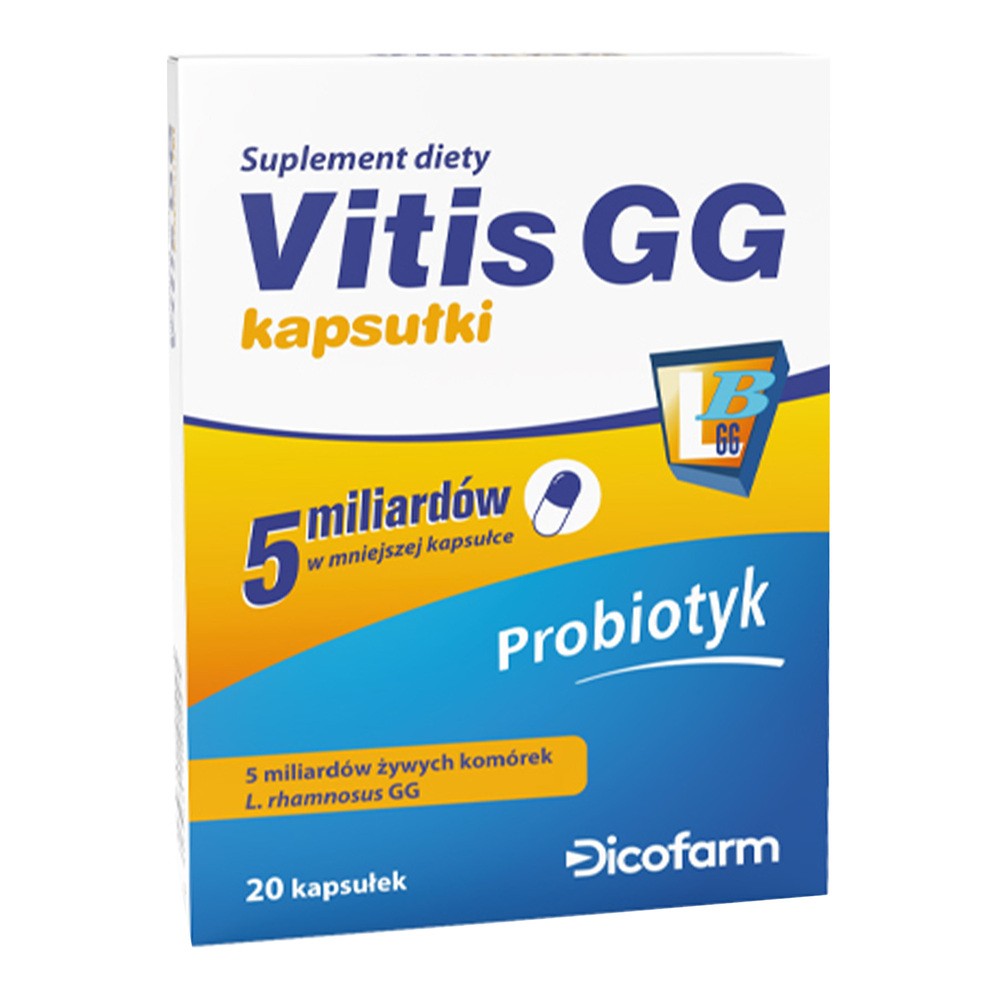 Vitis Pharma Vitis GG, 20 kapsułek