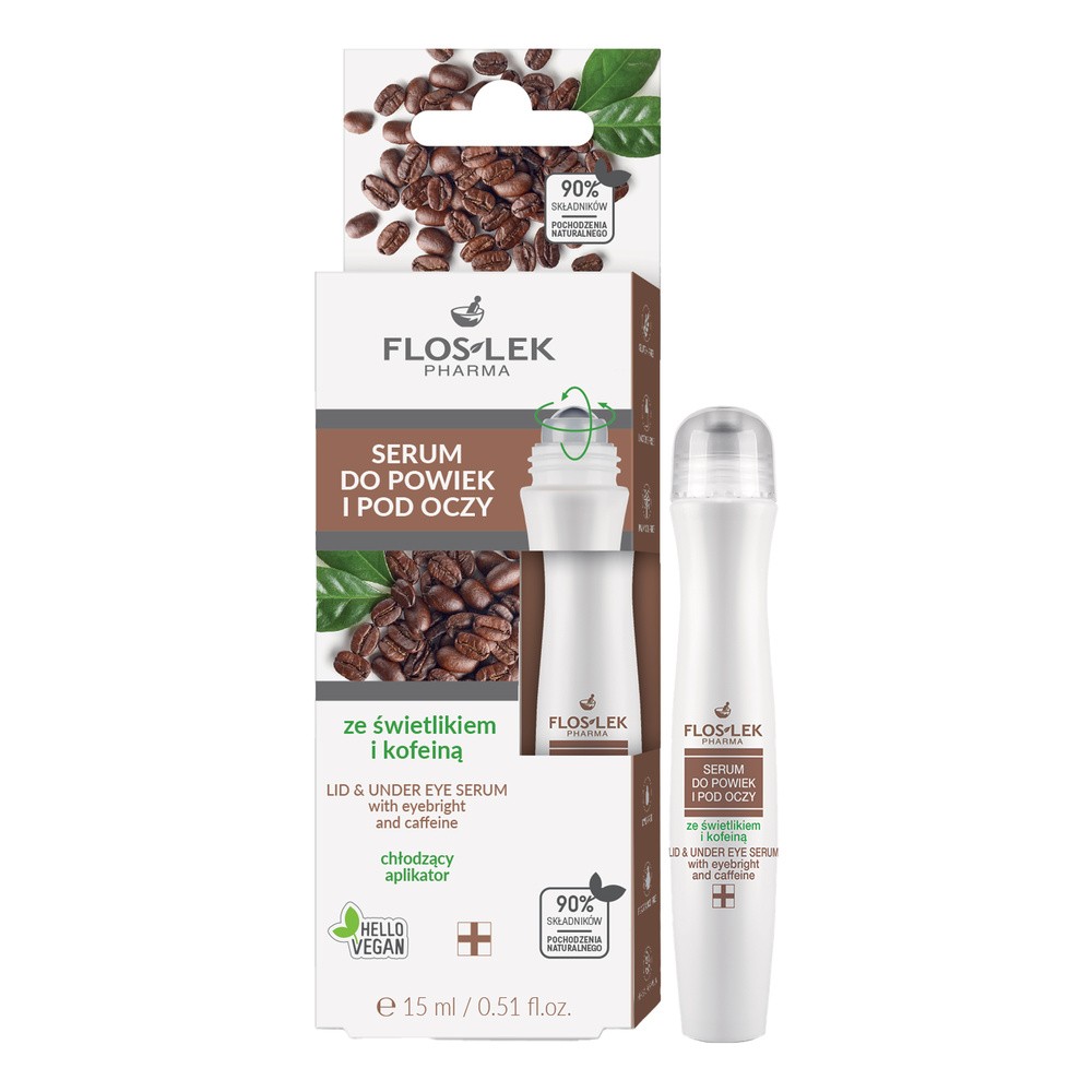 Flos-Lek Serum do Powiek i Pod Oczy ze Świetlikiem i Kofeiną 15ml