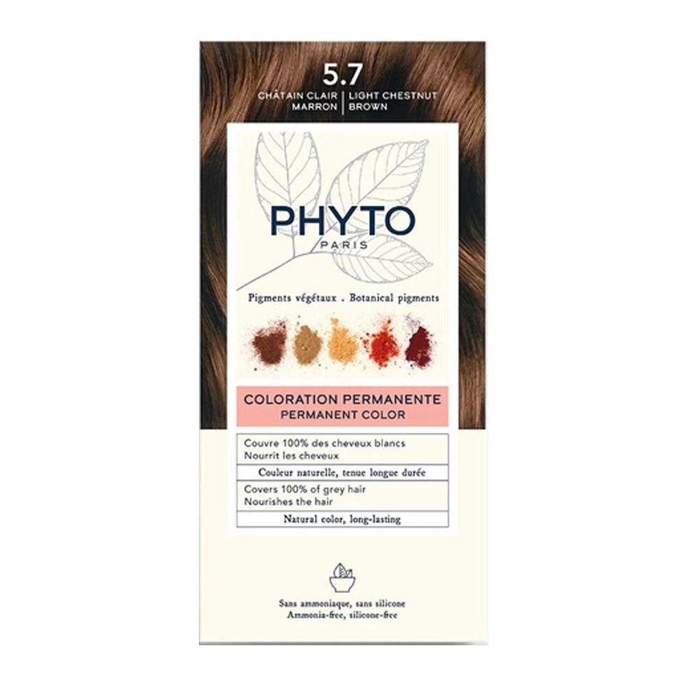 Phyto ALES GROUPE Color Trwała koloryzacja włosów 5.7 Jasny kasztanowy brąz 100 ml
