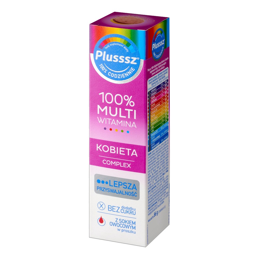 Polski Lek Plusssz 100% Multiwitamina Kobieta Complex, 20 tabl.