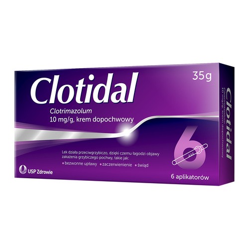 US PHARMACIA Clotidal 10 mg/g krem dopochwowy 35 g |  OD 199 PLN!