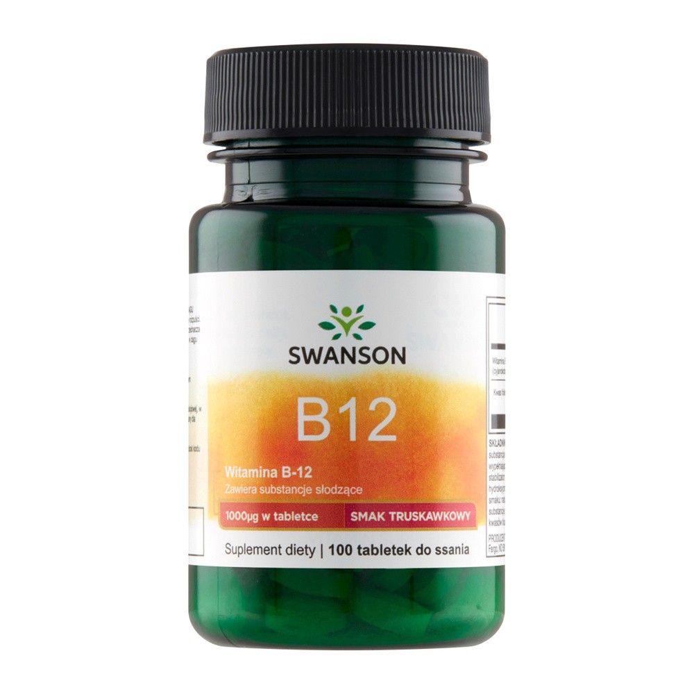 SWANSON Witamina B12 1000g - (100 tab)