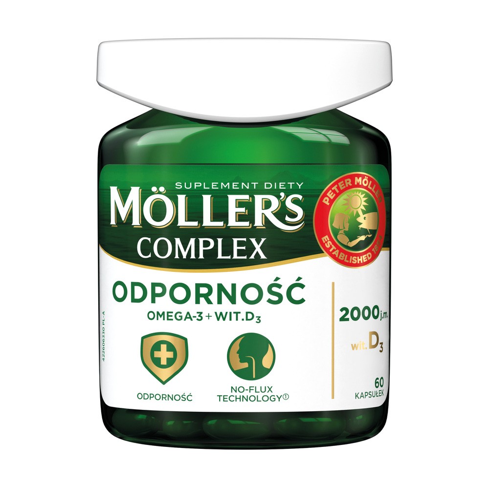 Omega Pharma ORKLA CARE Mollers Complex x 60 kaps + Alfa i rodzinna gra Dooblo GRATIS!