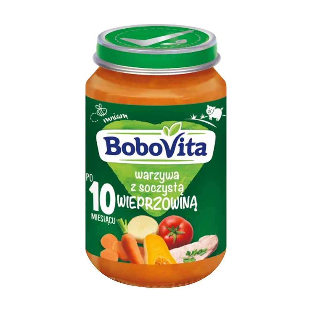 Bobovita Soczysta wieprzowina z warzywami - po 10 miesiącu