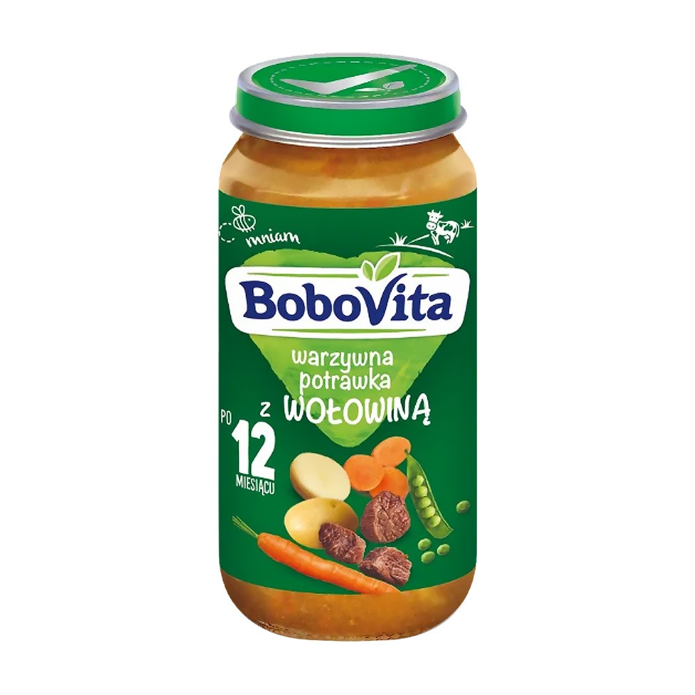 Bobovita Warzywna potrawka z wołowiną - po 12 miesiącu