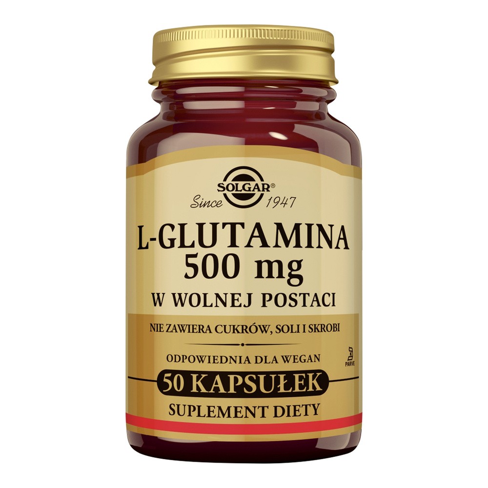 Solgar L-Glutamina 50 Kapsułek