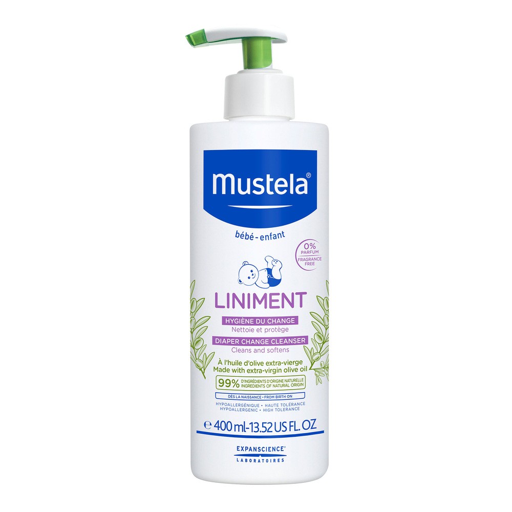 Mustela LABORATOIRES EXPANSCIENCE Bebe Liniment emulsja oczyszczająca do okolicy pieluszkowej 400 ml