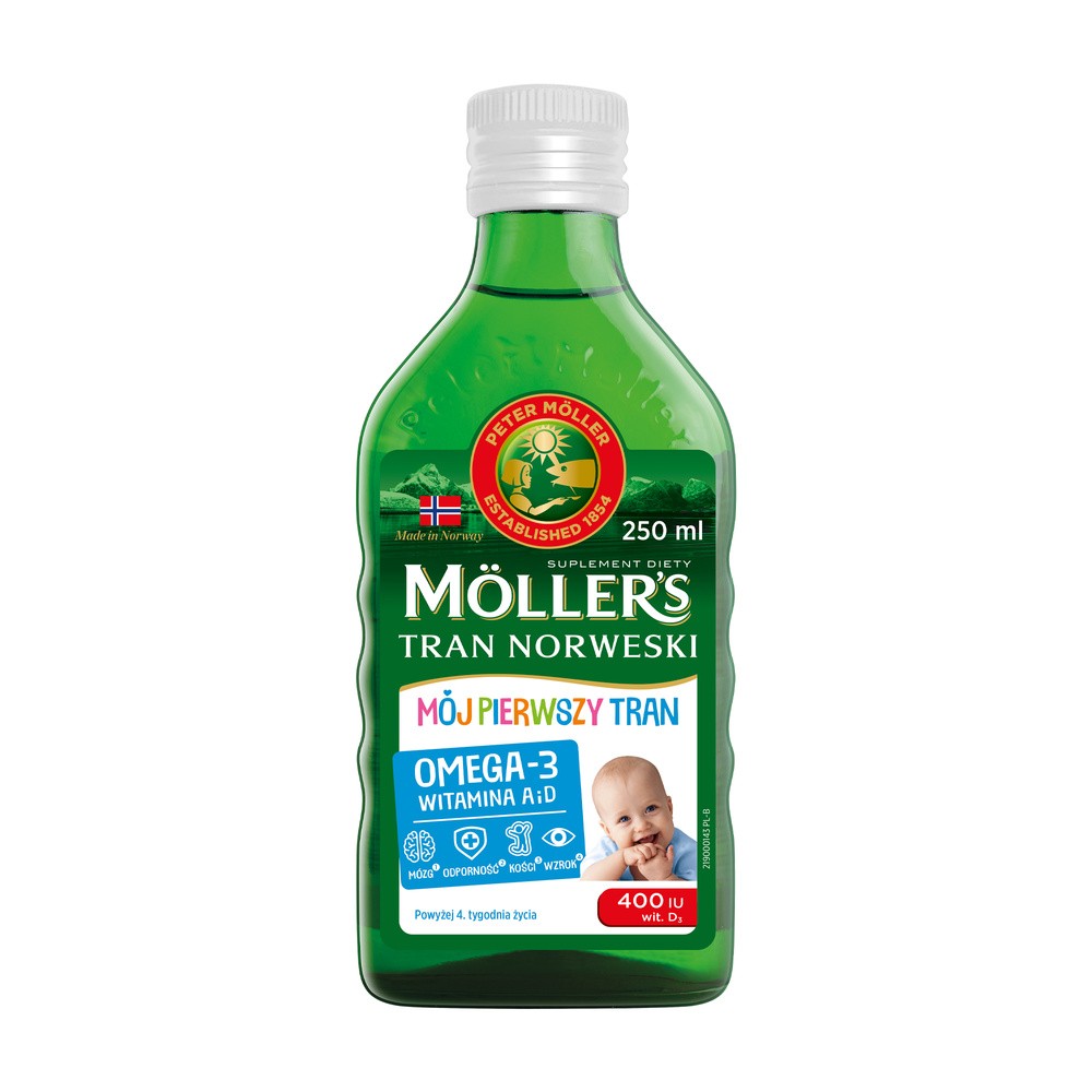 ORKLA CARE Mollers Mój Pierwszy tran norweski 250 ml