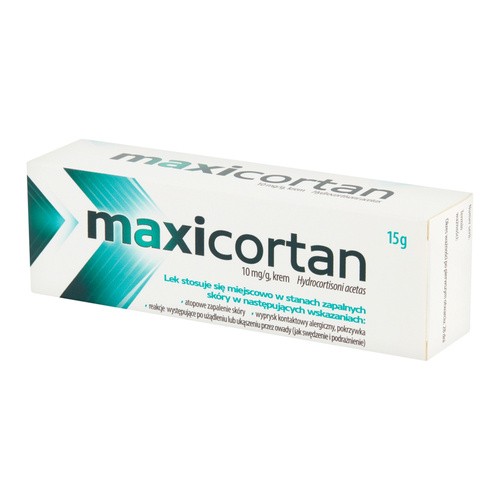 Aflofarm Maxicortan 10 mg/g krem 15 g |  OD 199 PLN!
