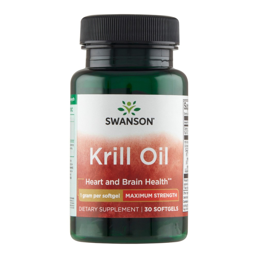 SWANSON Krill Oil 1g - (30 kap)