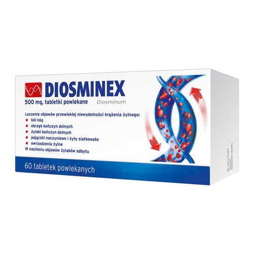 PHARMA SWISS Diosminex 500 mg x 60 tabl |  OD 199 PLN!