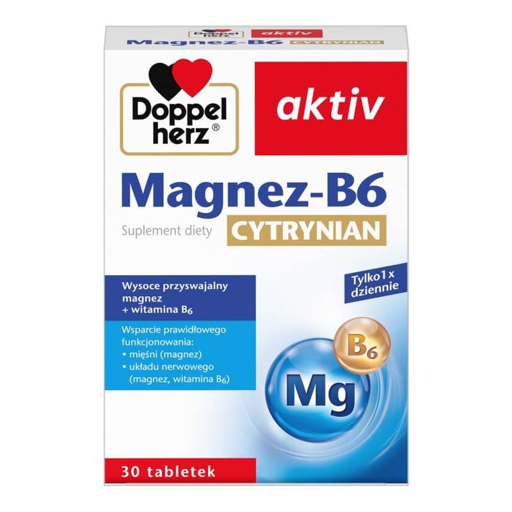Queisser Pharma GMBH & CO. Doppelherz Aktiv Magnez-B6 Forte 400 x30 ID-5189