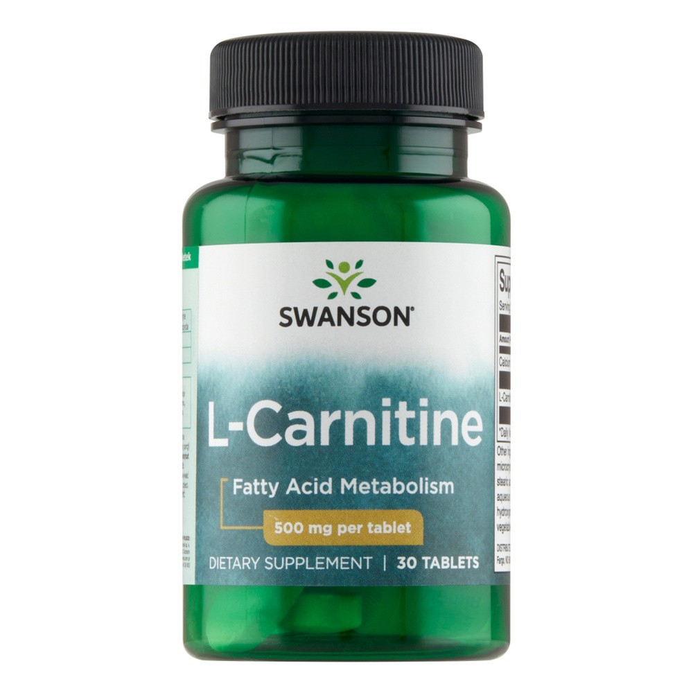 SWANSON L-Karnityna 500mg 30 tabl