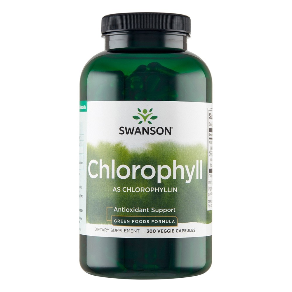 SWANSON Chlorofil Chlorophyll 60mg 300 kapsułek