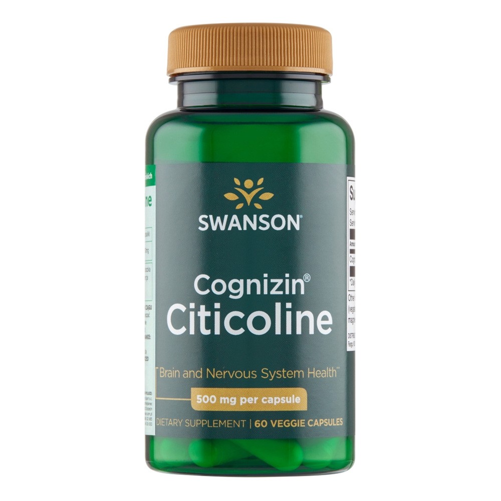 SWANSON Cognizin Citicoline 500 mg (60 kaps.)