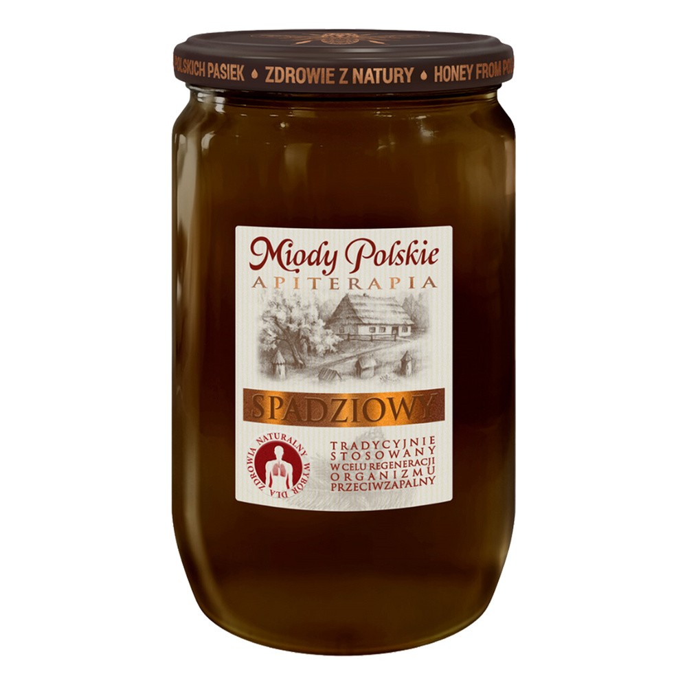 Miody Polskie Miód pszczeli SPADZIOWY 950g