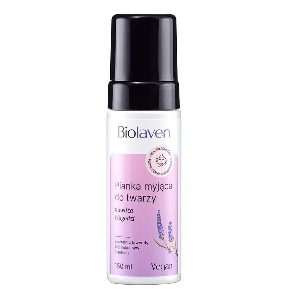 BIOLAVEN BIOLAVEN ŁAGODZĄCA PIANKA DO TWARZY 150ML 5902249015966