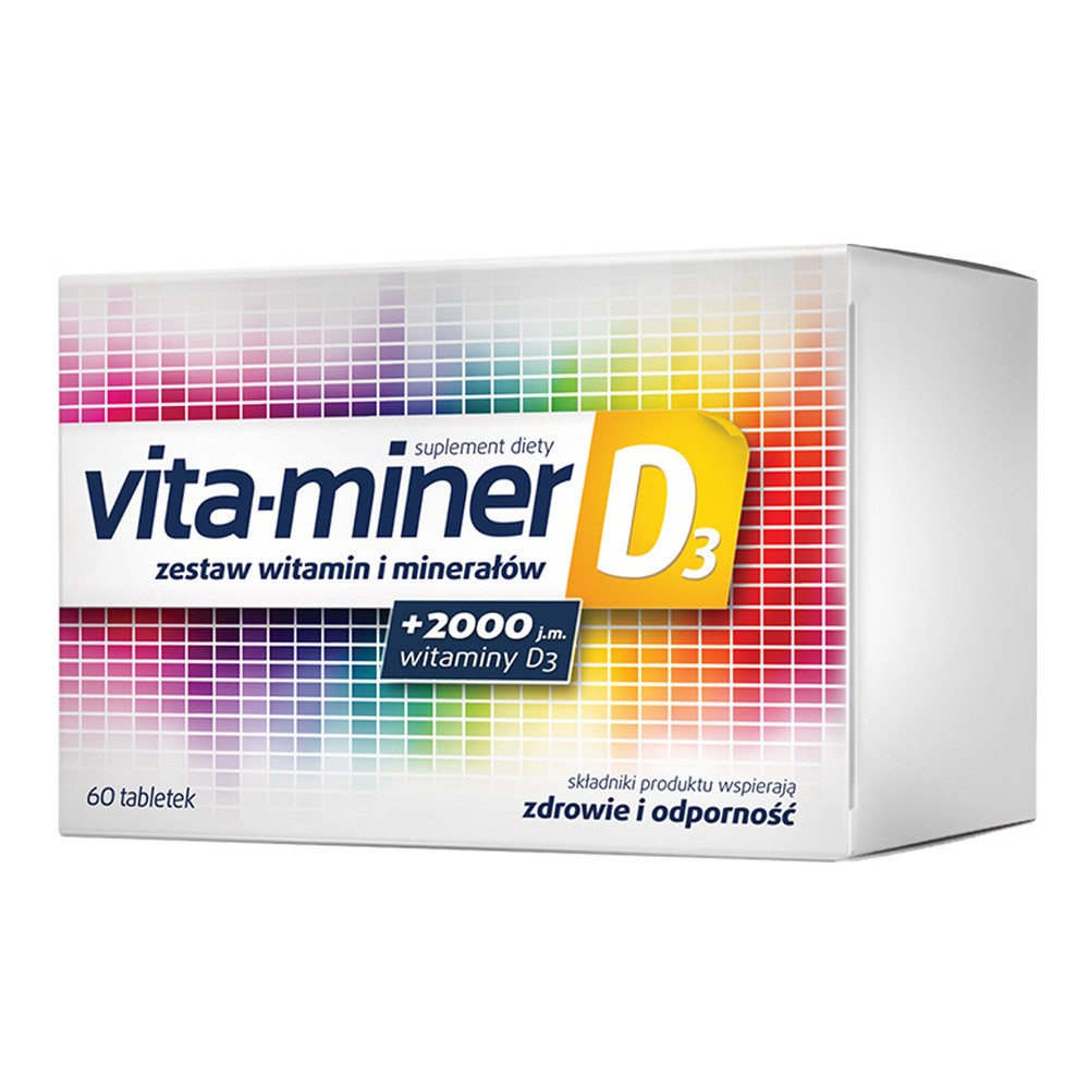 Aflofarm farmacja polska sp. z o.o. Acti Vita-miner D3 60 tabl.