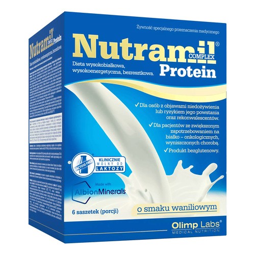 Olimp Nutramil Complex Protein smak waniliowy 6 szt.