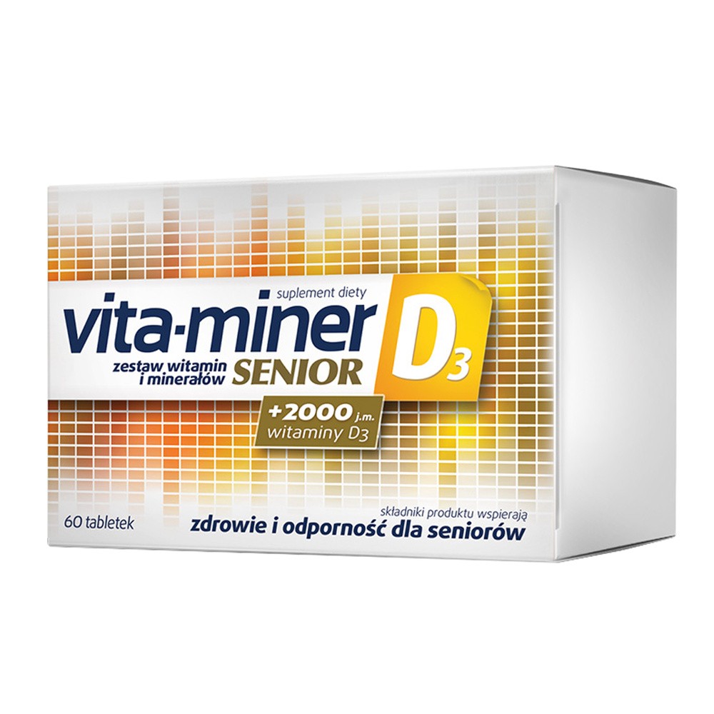 Aflofarm Acti Vita-miner Senior D3 x 60 tabl